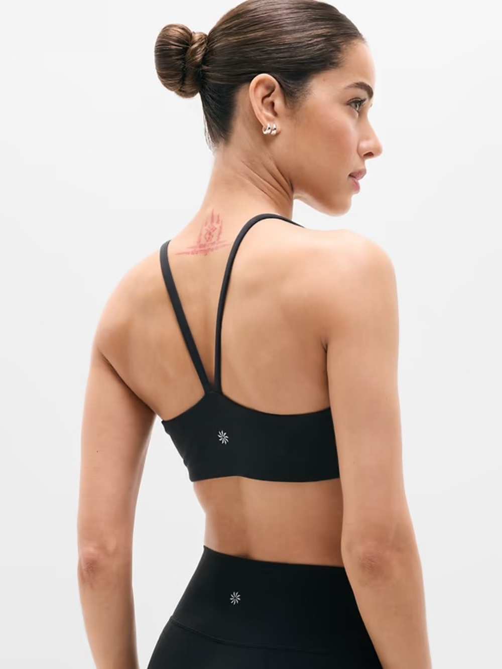 Athleta Black Transcend Scoop Sports Bra NWT